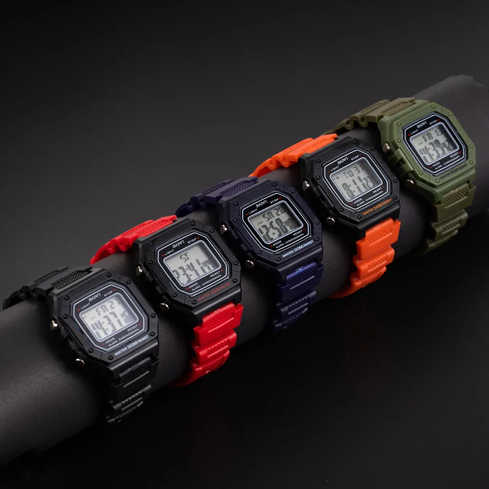 2025 Digital Sports Watch – LED, Waterproof, Unisex Bracelet Style - Image 36