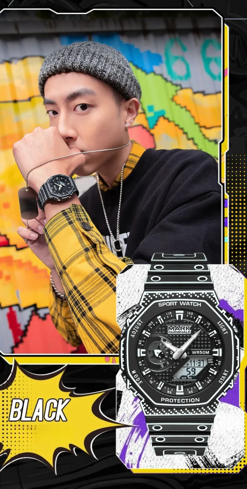 FAIRWHALE 4470 Men's Watch – Comic Style, Quartz, Waterproof - Image 17