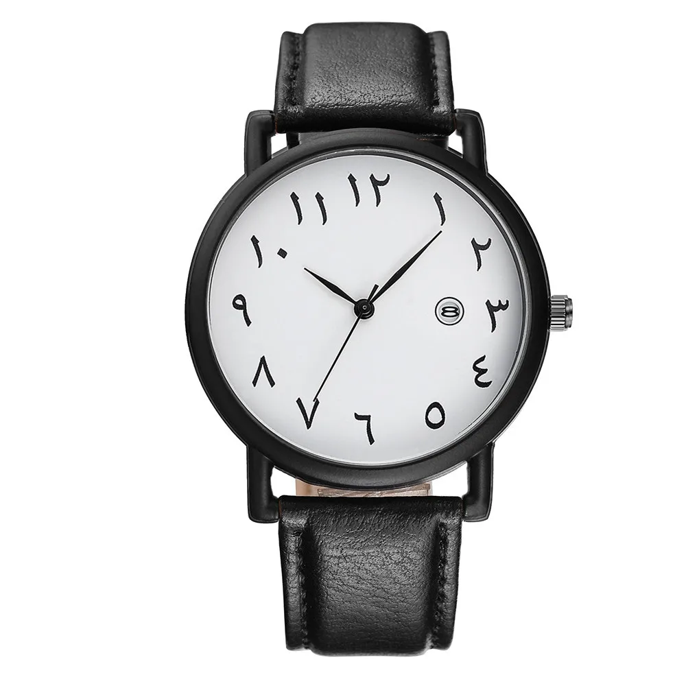 2025 Men's Quartz Watch – Sporty, Leather Strap, Arabic Numerals - Image 7