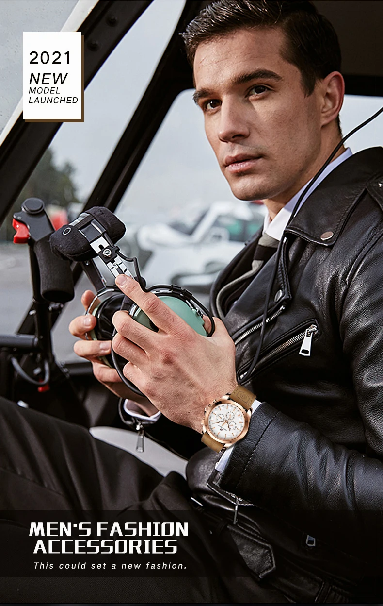 2025 Men's Luxury Watch – Magnetic Pointer, Quartz, Unique Design - Image 14