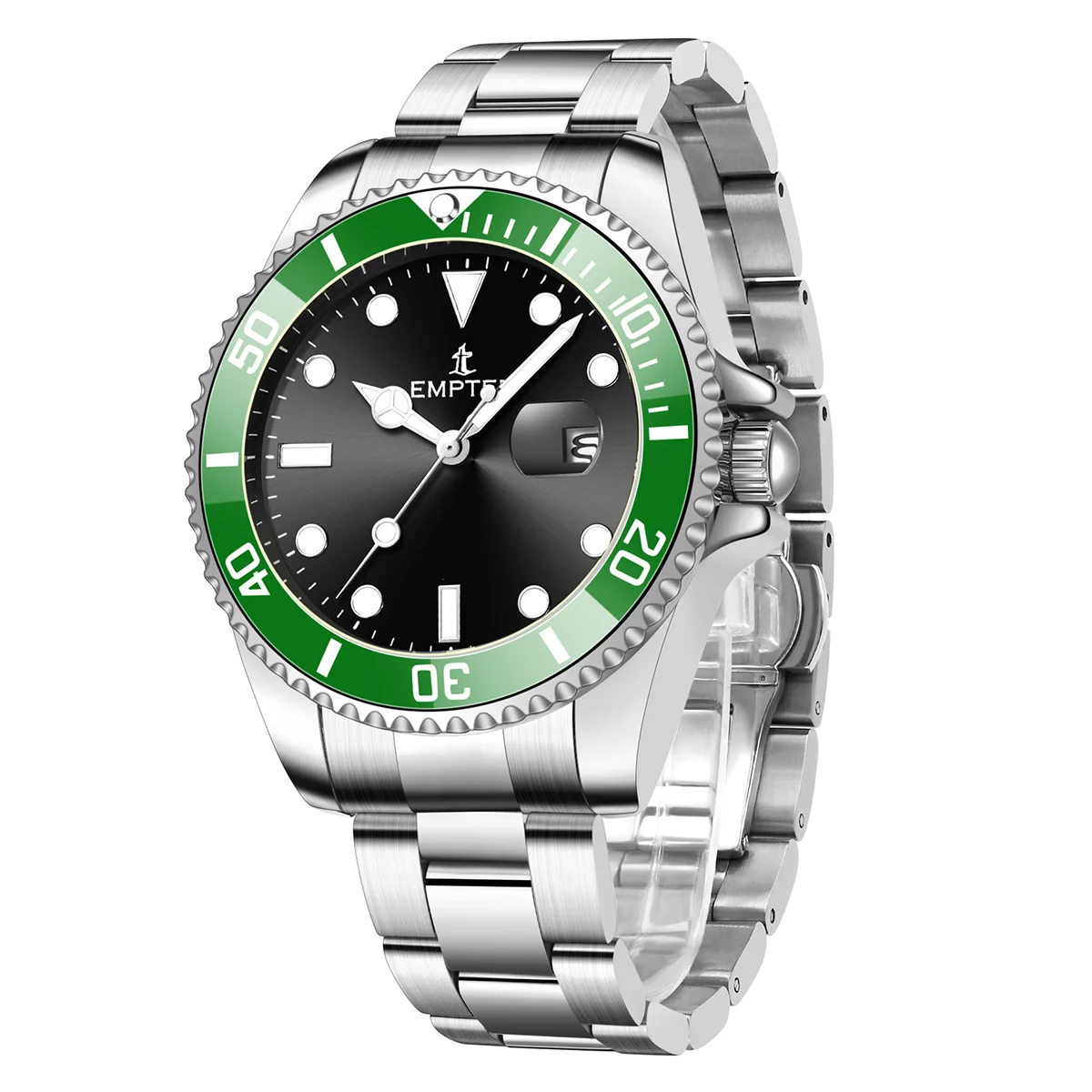 Men's Luxury Watch – Big Face, Date, Waterproof, Two-Tone Steel - Image 7