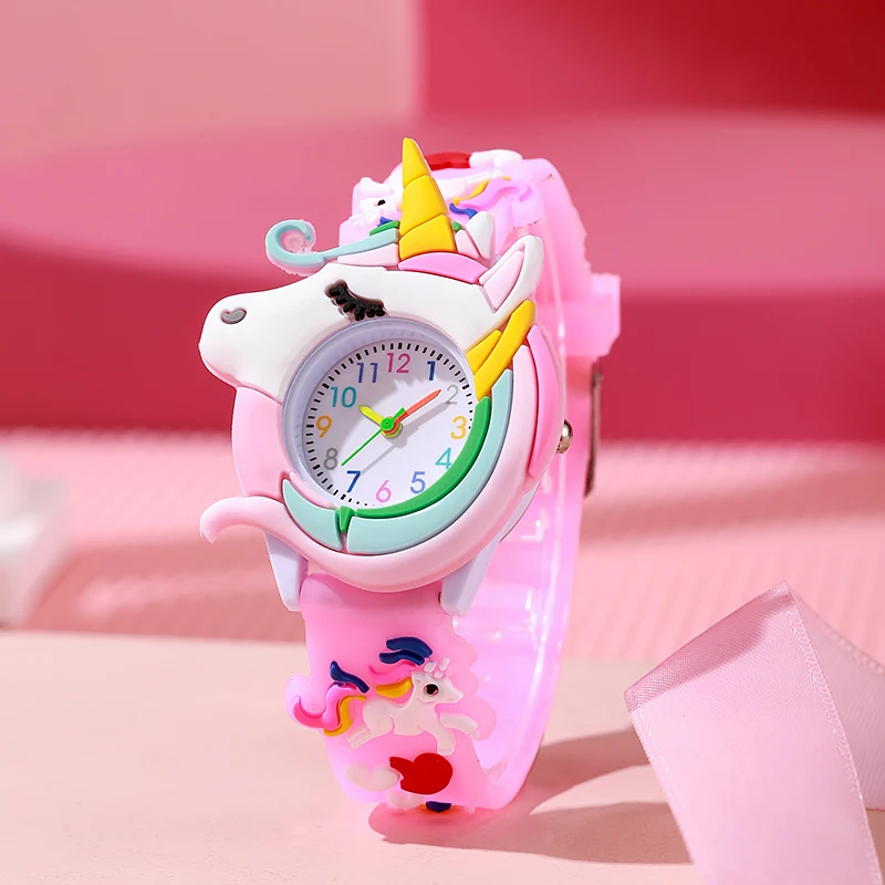 Colorful Cute Cartoon Silicone Kids Watch