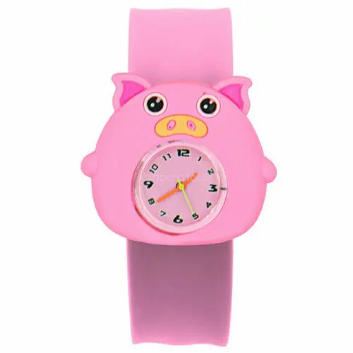 Silicone Electronic Wristwatch Digital Cartoon Slap Watch - Image 21