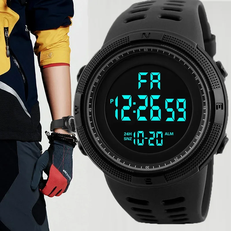 Men's Military LED Watch – Digital, Luminous, Sports & Student Use - Image 9