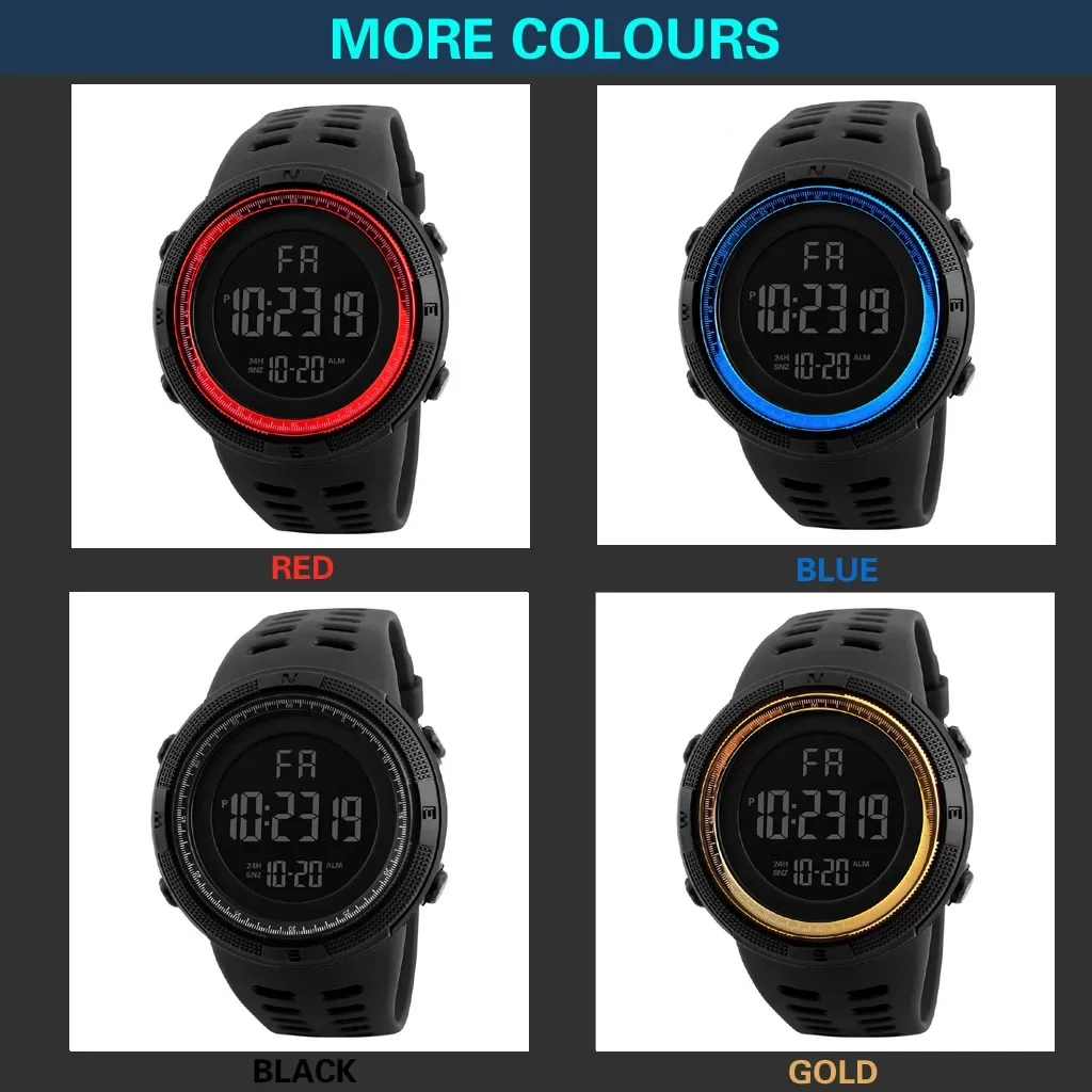 Men's Military LED Watch – Digital, Luminous, Sports & Student Use - Image 14