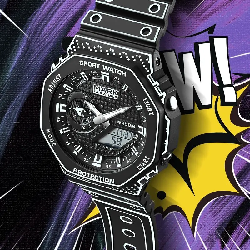 FAIRWHALE 4470 Men's Watch – Comic Style, Quartz, Waterproof - Image 3