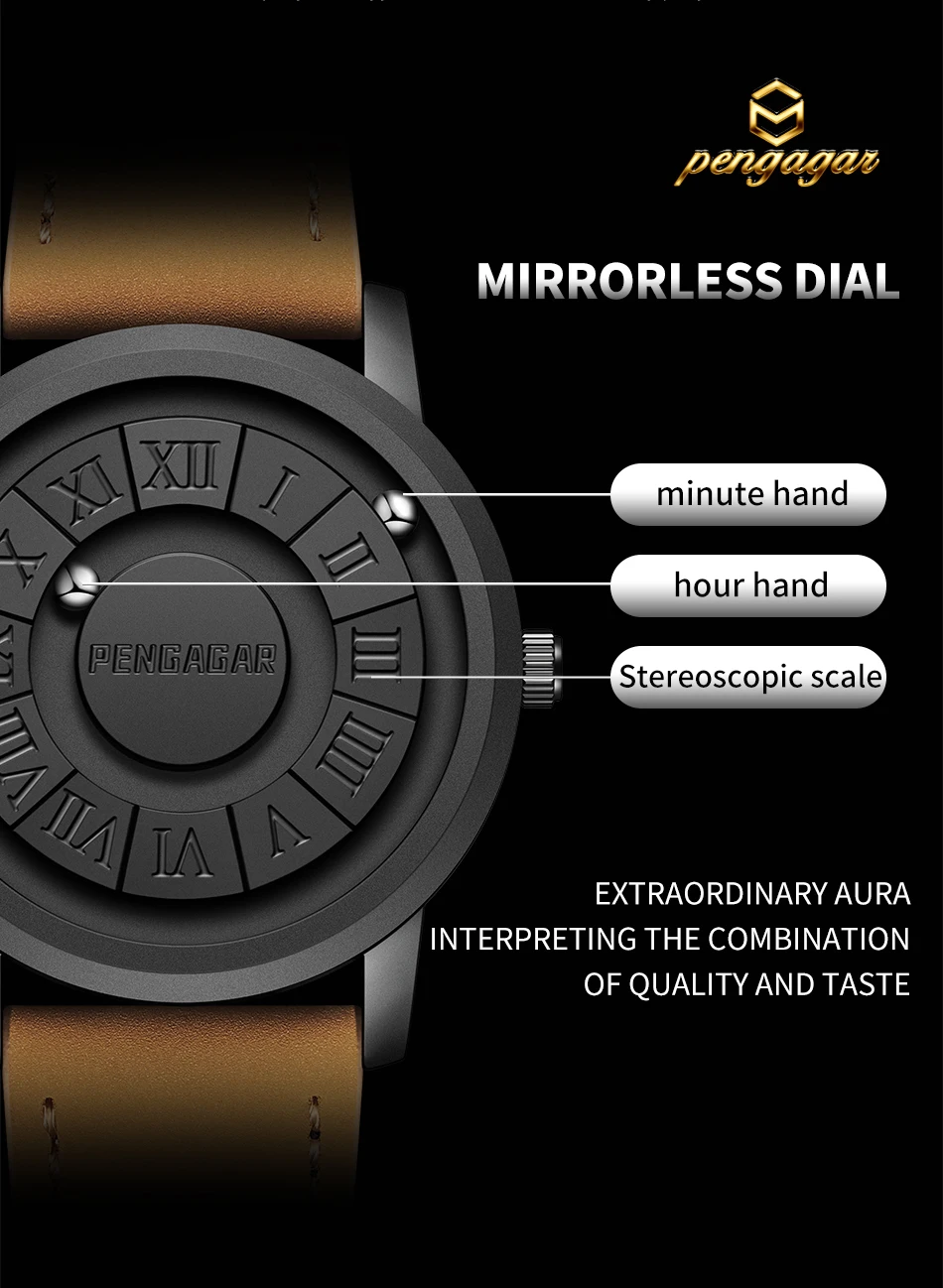 2025 Men's Luxury Watch – Magnetic Pointer, Quartz, Unique Design - Image 11