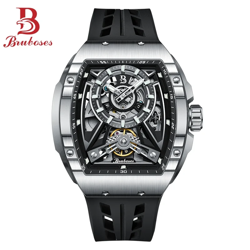 BRUBOSES 2024 Men's Watch – Tonneau, Luminous, Water Resistant
