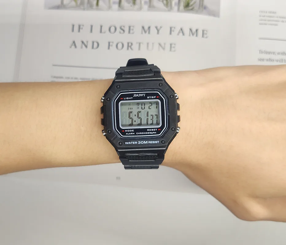 2025 Digital Sports Watch – LED, Waterproof, Unisex Bracelet Style - Image 46