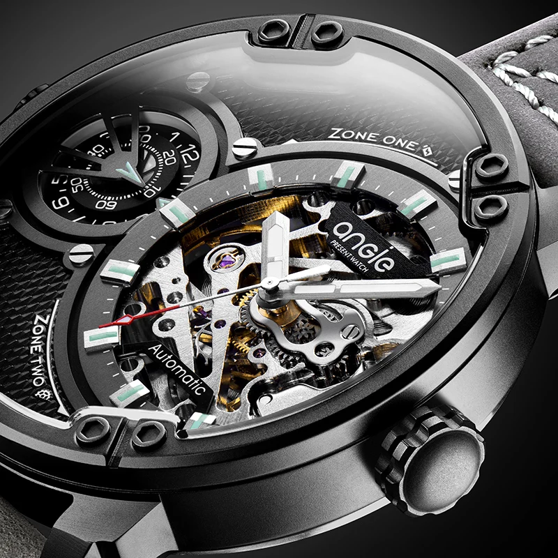 Men's Automatic Watch – Colorful Mechanical, Stainless Steel, Waterproof