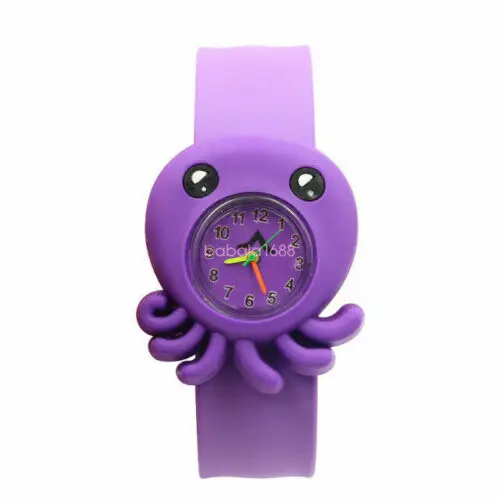 Silicone Electronic Wristwatch Digital Cartoon Slap Watch - Image 24