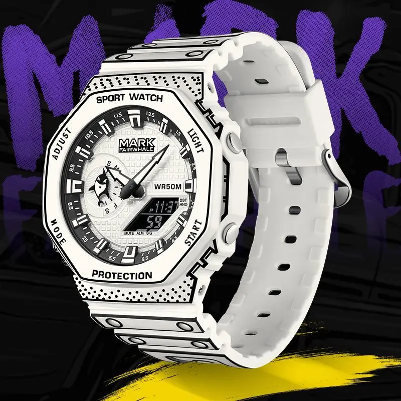 FAIRWHALE 4470 Men's Watch – Comic Style, Quartz, Waterproof - Image 2