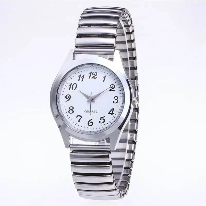 Couple's Quartz Watches – Stainless Steel, Elastic Strap, Business Style - Image 11
