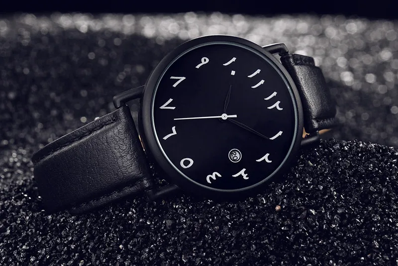 2025 Men's Quartz Watch – Sporty, Leather Strap, Arabic Numerals - Image 11