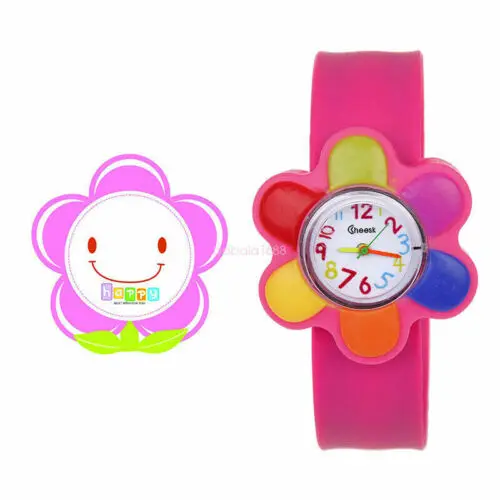 Silicone Electronic Wristwatch Digital Cartoon Slap Watch - Image 17