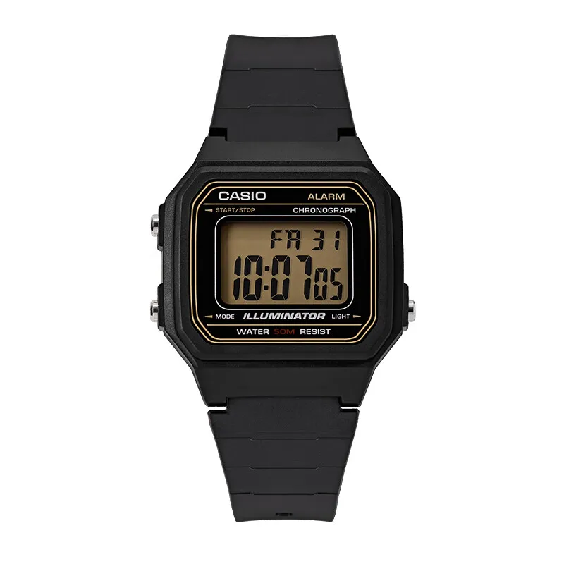 Casio man watches  Square Water-Resistant Digital Quartz watches for man