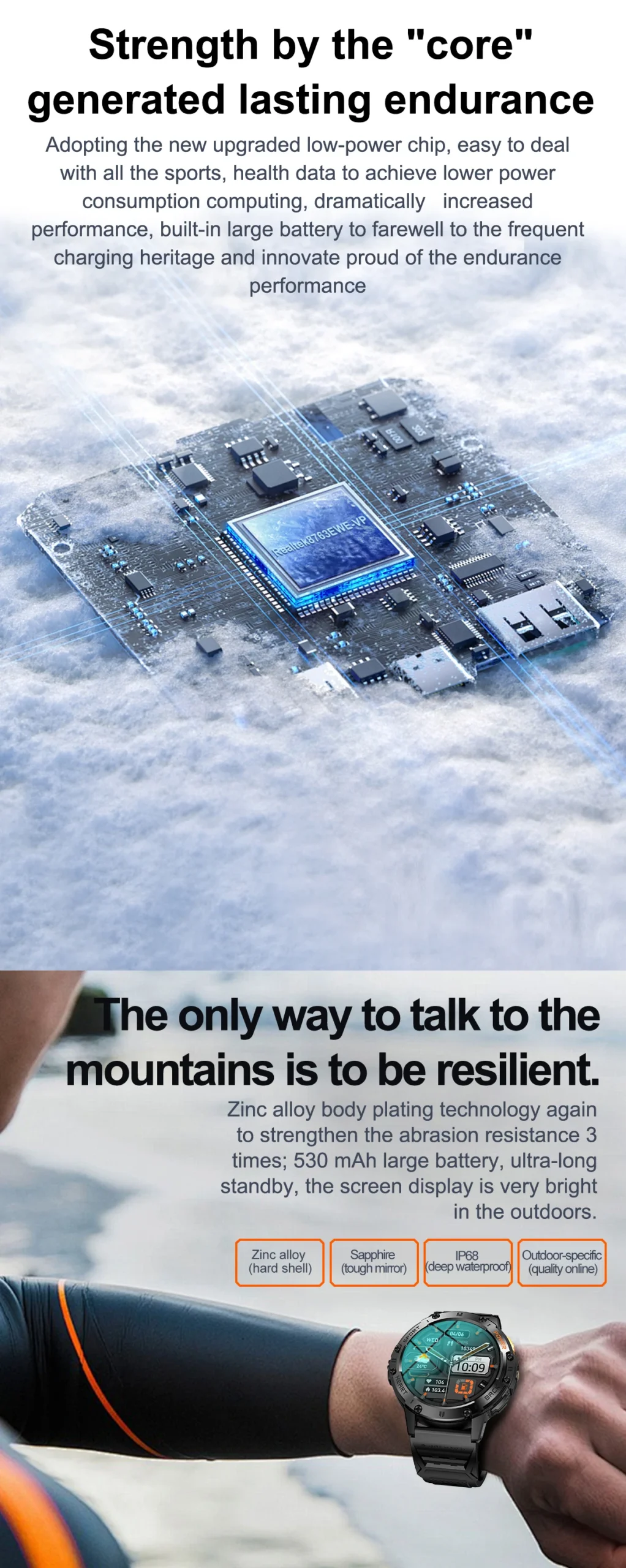 AMOLED Smartwatch for Men – Bluetooth Call, Fitness, Waterproof - Image 16