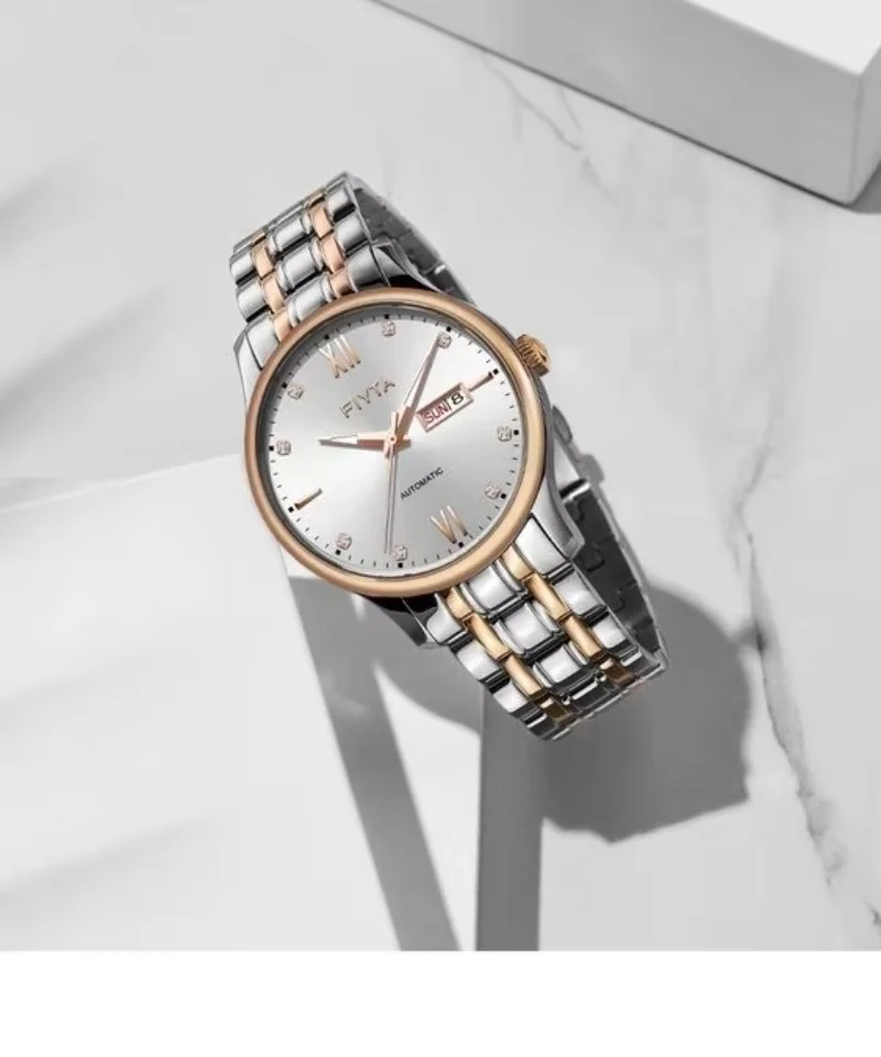 Fiyta Men's Classic Watch – Automatic Mechanical, Luminous Hands