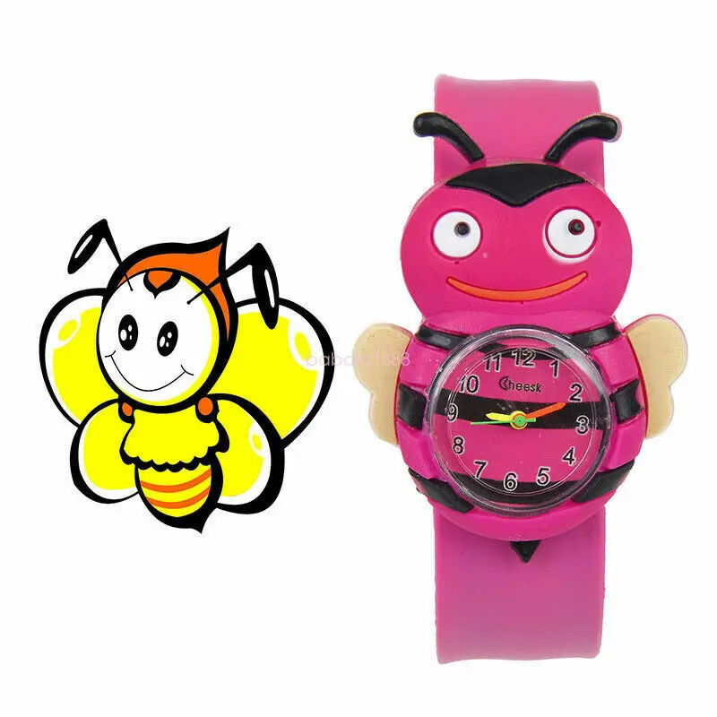 Silicone Electronic Wristwatch Digital Cartoon Slap Watch - Image 5