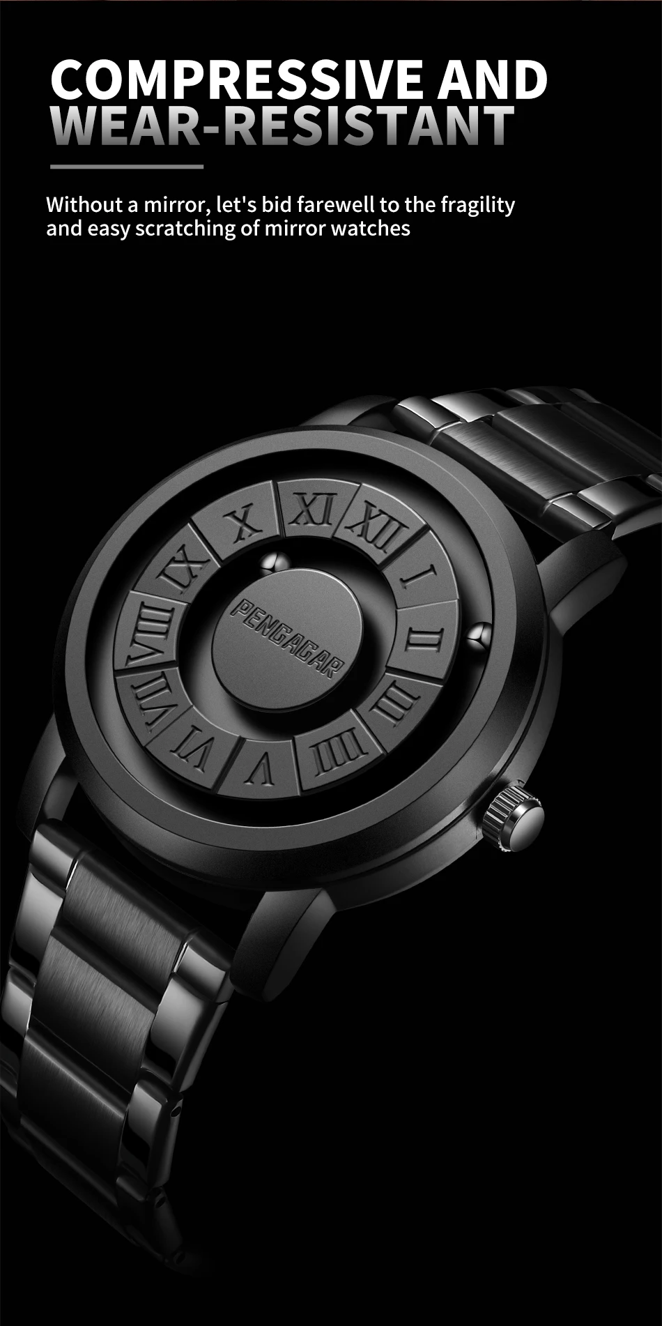 2025 Men's Luxury Watch – Magnetic Pointer, Quartz, Unique Design - Image 15