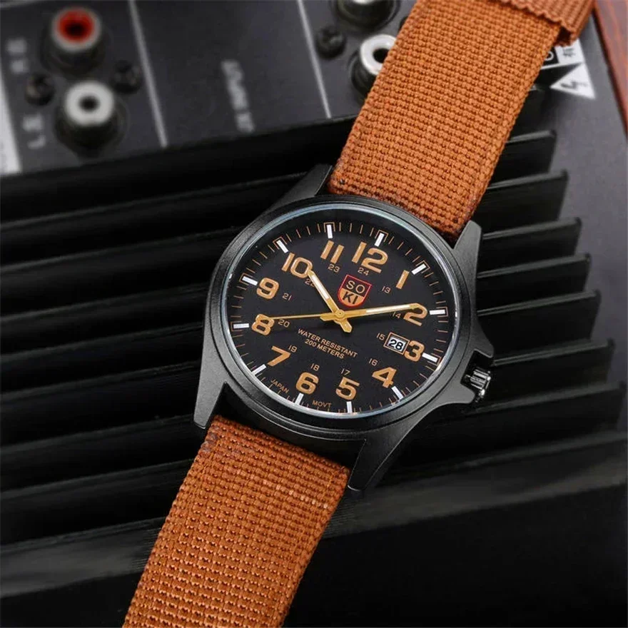 2024 Men's Sports Watch – Fashion Quartz Casual Wristwatch
