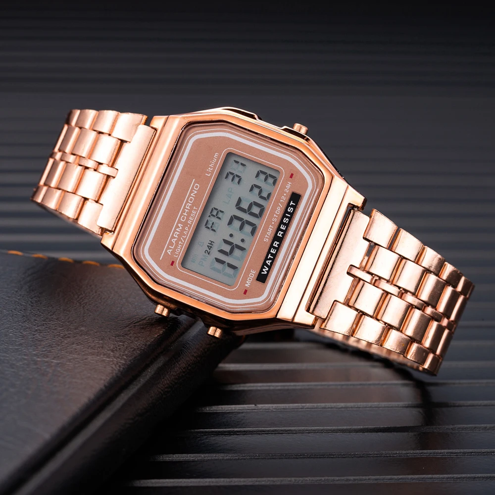 2025 Digital Sports Watch – LED, Waterproof, Unisex Bracelet Style - Image 8