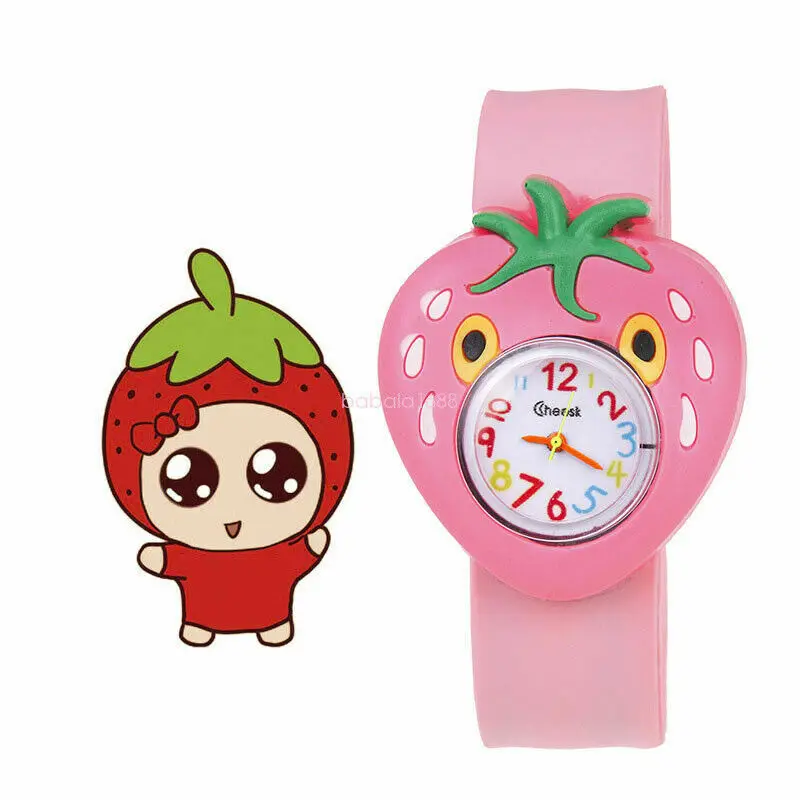 Silicone Electronic Wristwatch Digital Cartoon Slap Watch - Image 3