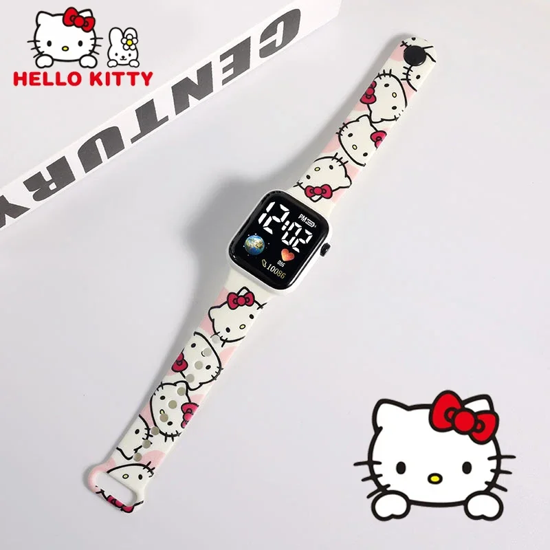 Sanrio Hello Kitty Kids Smart Watch LED Digital Cartoon Sports Wristwatch for Boys & Girls