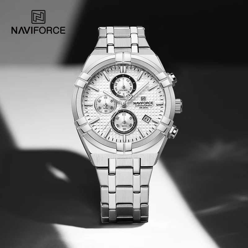 NAVIFORCE NF8042 Men's Watch – Quartz Chronograph, Waterproof, Date