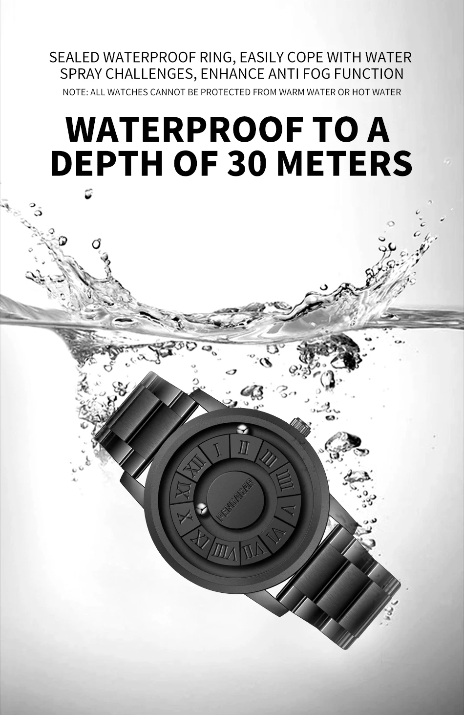 2025 Men's Luxury Watch – Magnetic Pointer, Quartz, Unique Design - Image 17