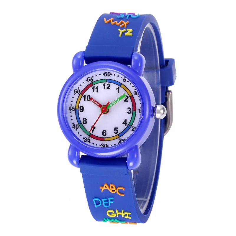 Silicone 3D Cartoon Waterproof Kids Watch