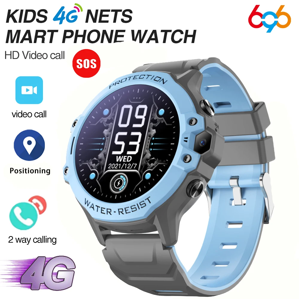 1.28" Waterproof with WIFI Kids 4G Video Call Smartwatch