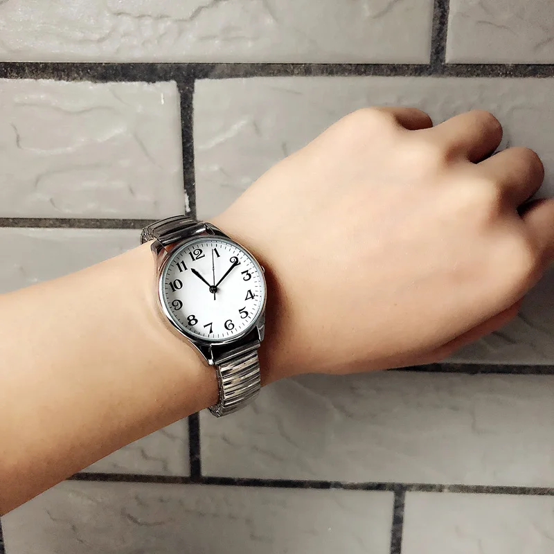 Couple's Quartz Watches – Stainless Steel, Elastic Strap, Business Style - Image 15