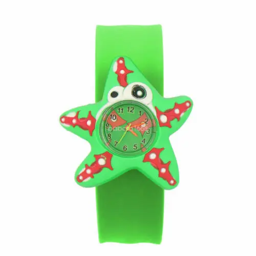 Silicone Electronic Wristwatch Digital Cartoon Slap Watch - Image 13