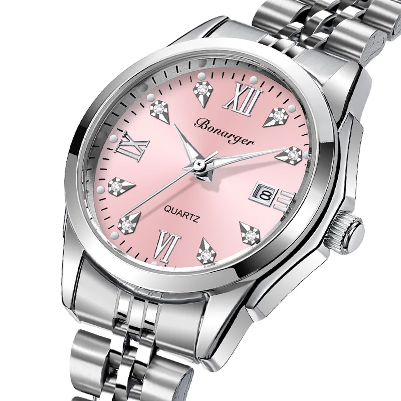 Women's Light Luxury Luminous Steel Strap Watch