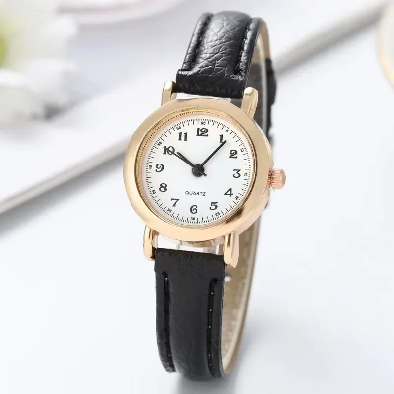 Simple Small Round Women’s Quartz Dress Watch