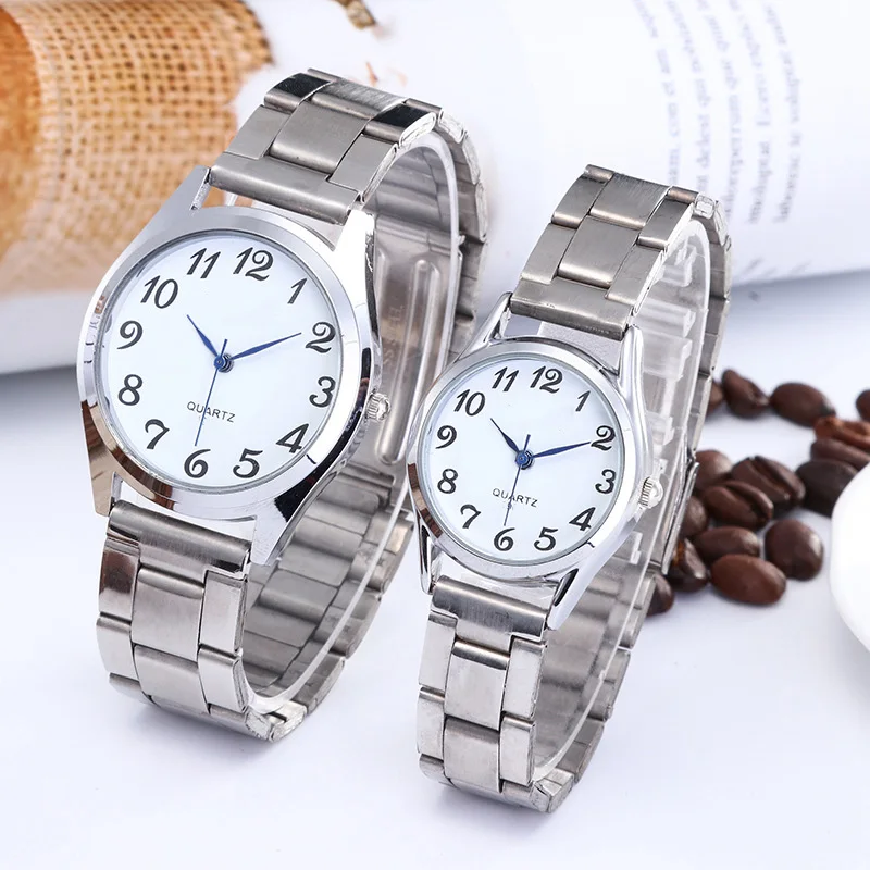 Couple's Quartz Watches – Stainless Steel, Elastic Strap, Business Style - Image 22