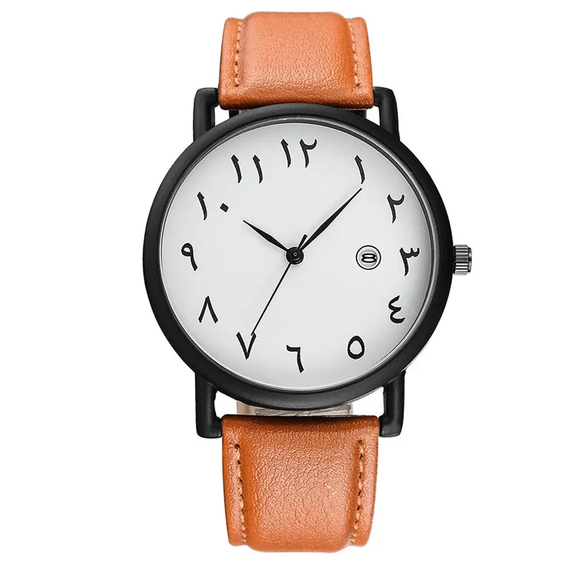 2025 Men's Quartz Watch – Sporty, Leather Strap, Arabic Numerals - Image 10
