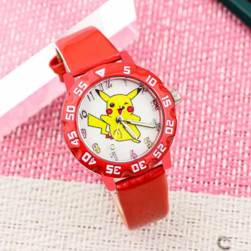 Cartoon Anime Night Light Quartz Kids Digital Glow Watch