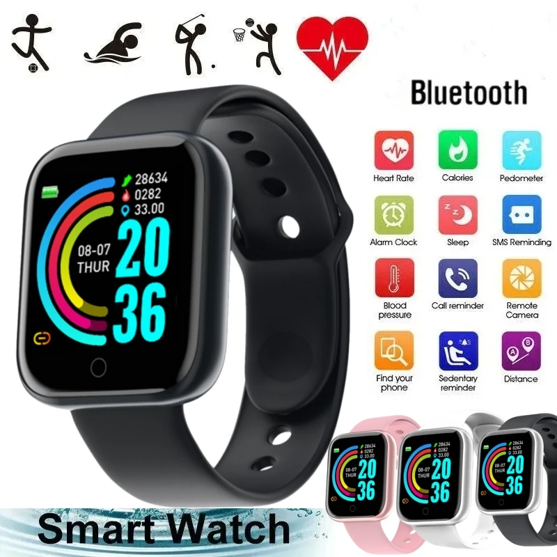 Smart Music Player Bluetooth Fitness Watch