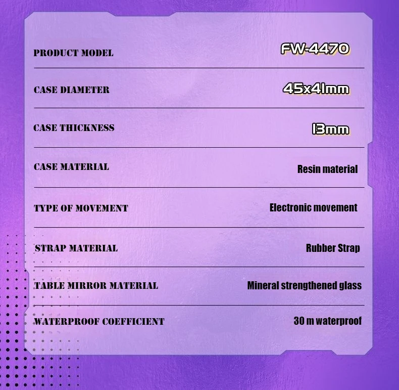 FAIRWHALE 4470 Men's Watch – Comic Style, Quartz, Waterproof - Image 23