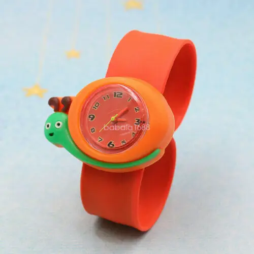 Silicone Electronic Wristwatch Digital Cartoon Slap Watch - Image 19
